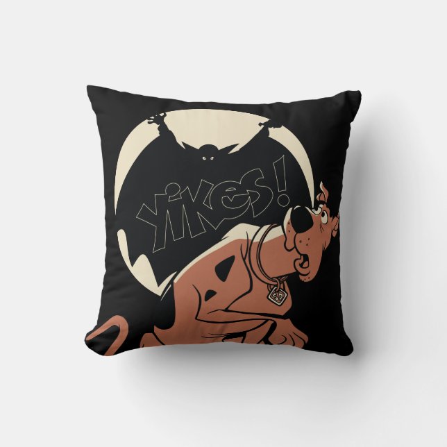 Scooby-Doo "Yikes!" Vampire Shadow Throw Pillow (Front)