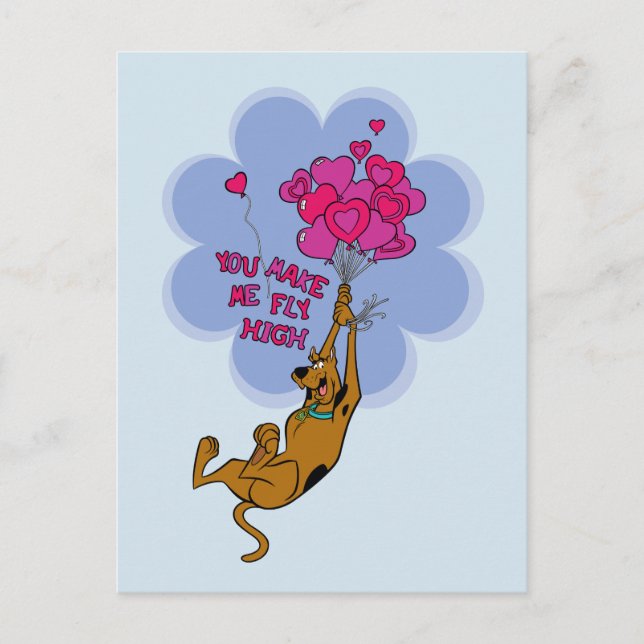 Scooby-Doo - You Make Me Fly High Holiday Postcard (Front)