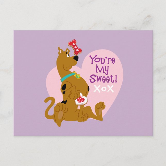 Scooby-Doo - You're My Sweet Holiday Postcard (Front)