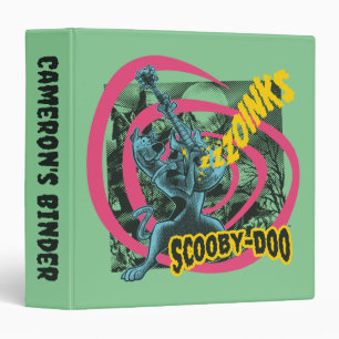 Scooby-Doo Zoinks Punk Guitar Graphic 3 Ring Binder