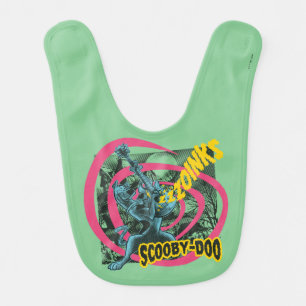Scooby-Doo Zoinks Punk Guitar Graphic Baby Bib