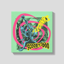 Scooby-Doo Zoinks Punk Guitar Graphic Canvas Print