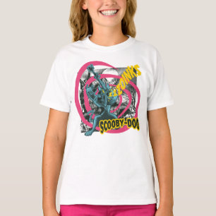 Scooby-Doo Zoinks Punk Guitar Graphic T-Shirt