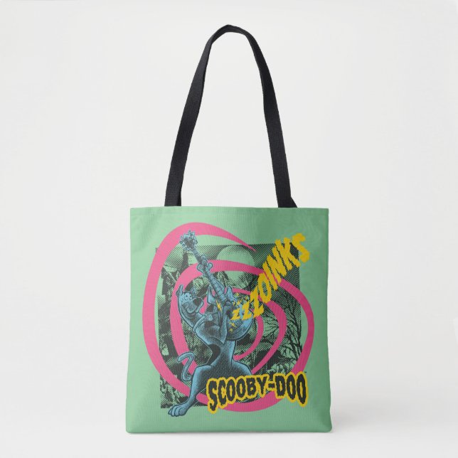 Scooby-Doo Zoinks Punk Guitar Graphic Tote Bag (Front)