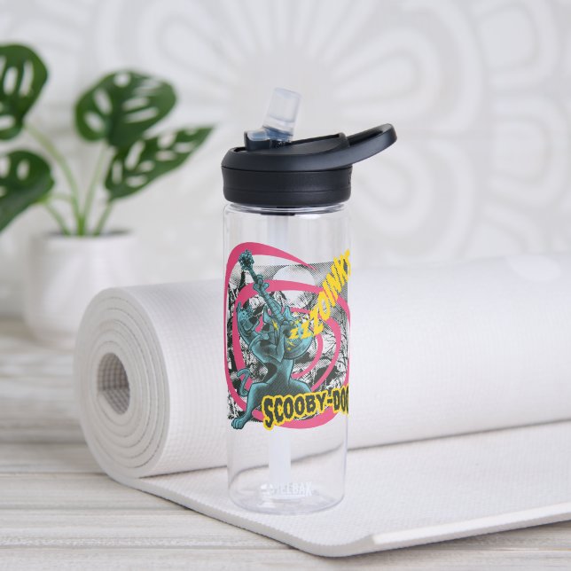 Scooby-Doo Zoinks Punk Guitar Graphic Water Bottle (Yoga)