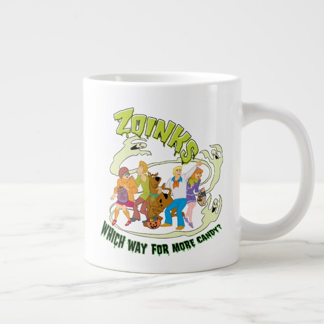 Scooby-Doo | Zoinks Which Way for More Candy? Giant Coffee Mug (Right)