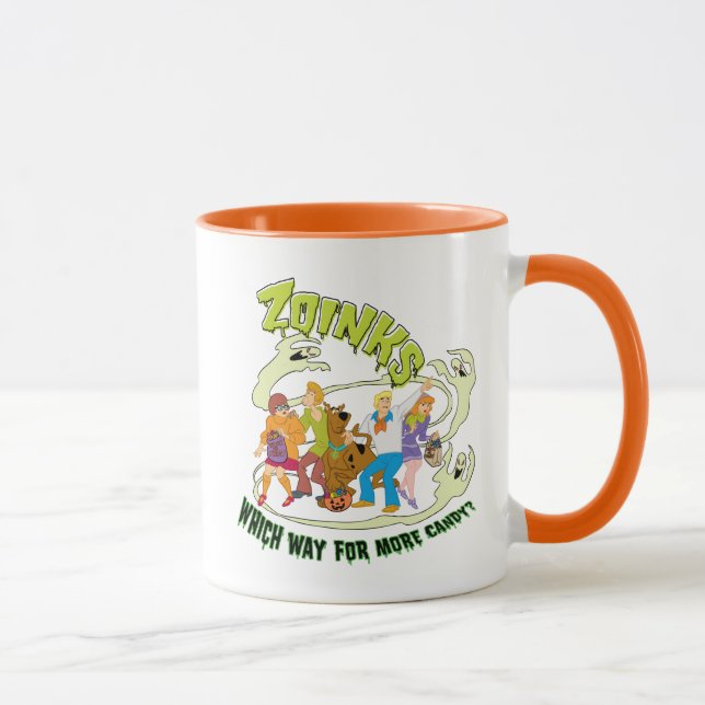 Scooby-Doo | Zoinks Which Way for More Candy? Mug (Right)