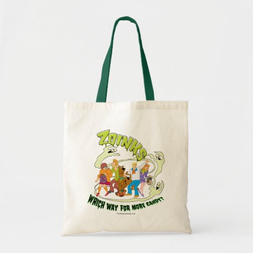 Scooby-Doo | Zoinks Which Way for More Candy? Tote Bag