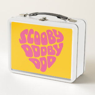 Scooby Dooby Doo Heart Metal Lunch Box
