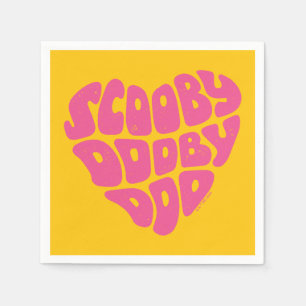 Scooby Dooby Doo Heart Napkins
