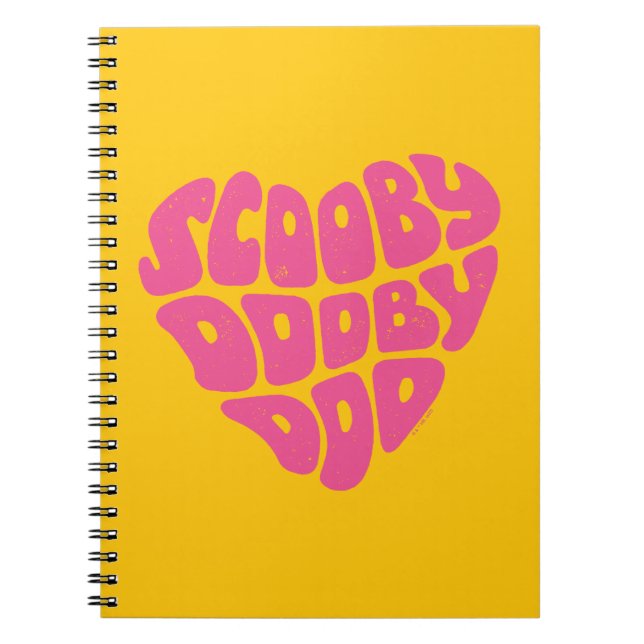 Scooby Dooby Doo Heart Notebook (Front)