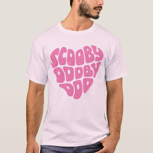 Scooby Dooby Doo Heart T_Shirt