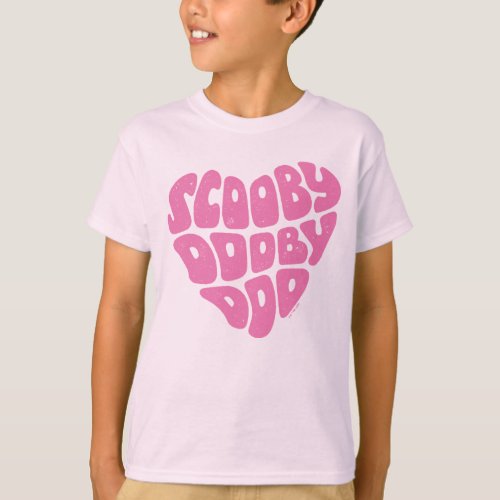 Scooby Dooby Doo Heart T_Shirt