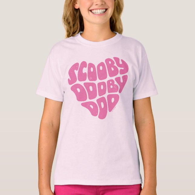 Scooby Dooby Doo Heart T-Shirt (Front)