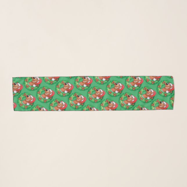Scooby in Wreath Scarf (Front (Horizontal))