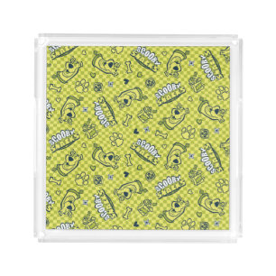 Scooby Snacks Galore Checker Pattern Acrylic Tray