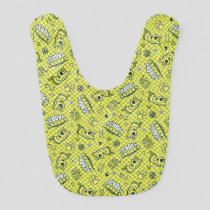 Scooby Snacks Galore Checker Pattern Baby Bib