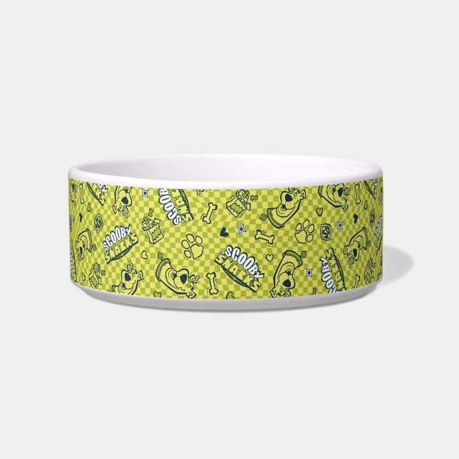 Scooby Snacks Galore Checker Pattern Bowl (Front)