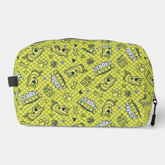 Scooby Snacks Galore Checker Pattern Dopp Kit (Front)