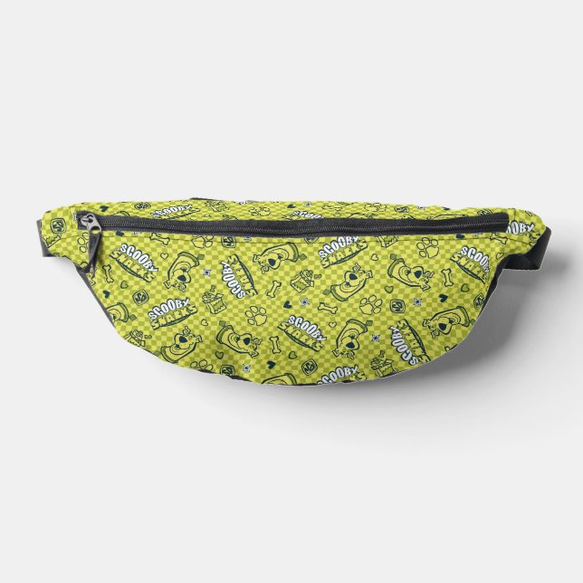 Scooby Snacks Galore Checker Pattern Fanny Pack (Lay Down)