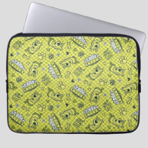 Scooby Snacks Galore Checker Pattern Laptop Sleeve