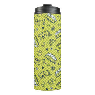 Scooby Snacks Galore Checker Pattern Thermal Tumbler