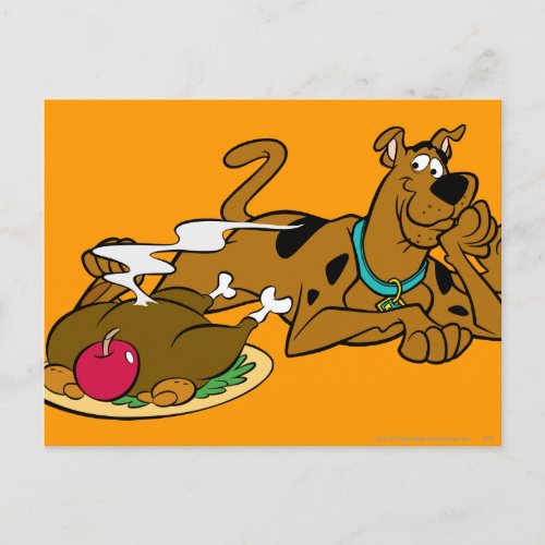 Scooby Thanksgiving 06 Holiday Postcard