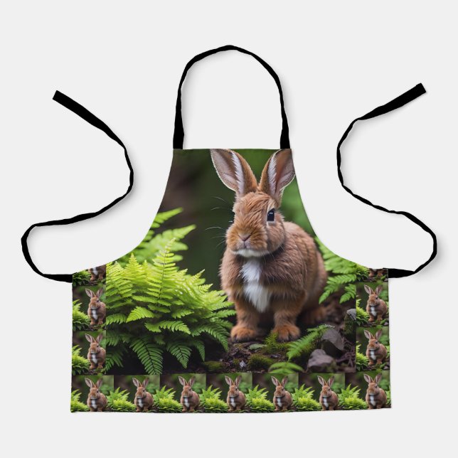 "Scooby the Dwarf Bunny: A Little Ball of Joy" Apron (Front)