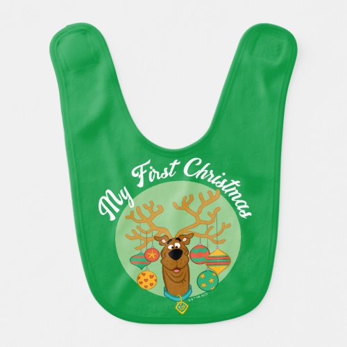 Scooby the Reindeer Baby Bib