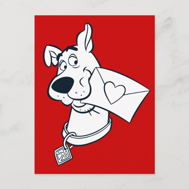 Scooby Valentine's Day Holiday Postcard (Front)