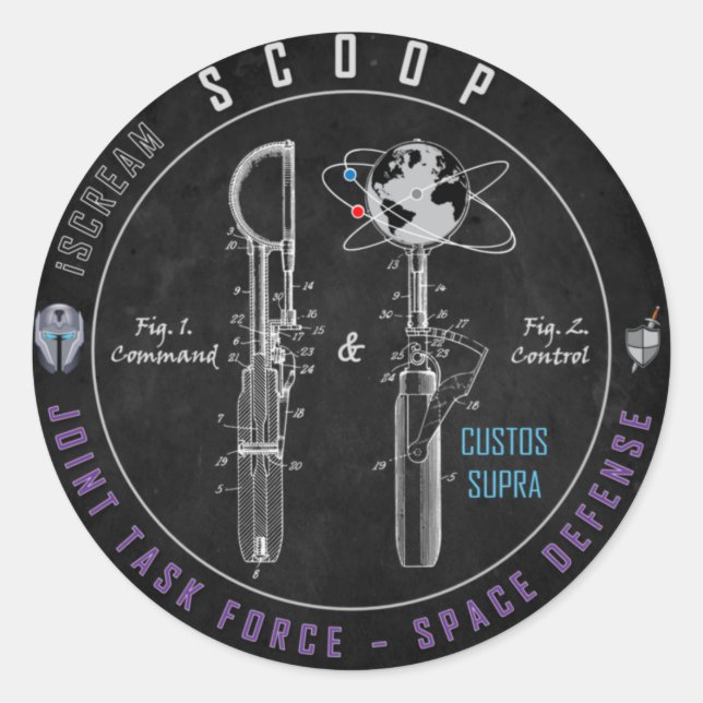 SCOOP Morale  Classic Round Sticker (Front)