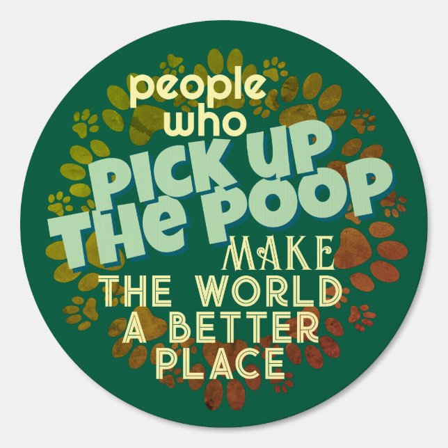 Scoop Pet Poop Sign (Front)