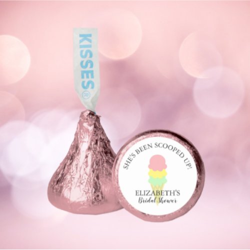 Scooped Up Ice Cream Bridal Shower Hersheys Kisses