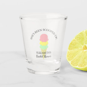 Scooped Up Ice Cream Bridal Shower Shot Glass