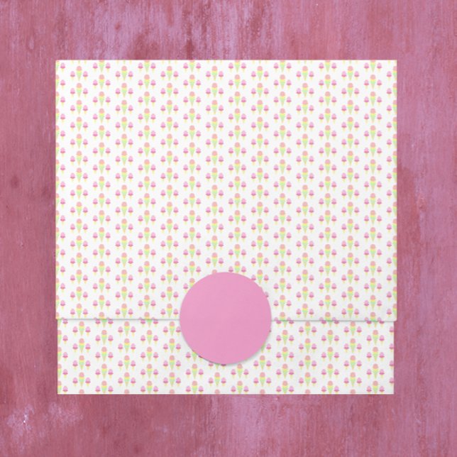 Scooped Up Ice Cream Bridal Shower Tissue Paper (Creator Uploaded)