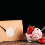 Scooped Up Ice Cream Bridal Shower Wax Seal Sticker<br><div class="desc">She's been scooped up! Summer ice cream bridal shower</div>