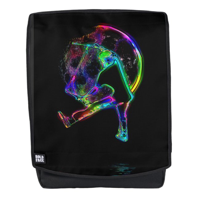 Scoot the Moon - Scooter Champ Backpack (Front)