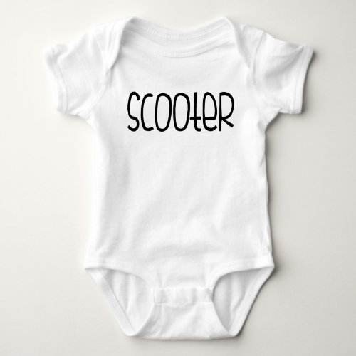 Scooter Baby Bodysuit
