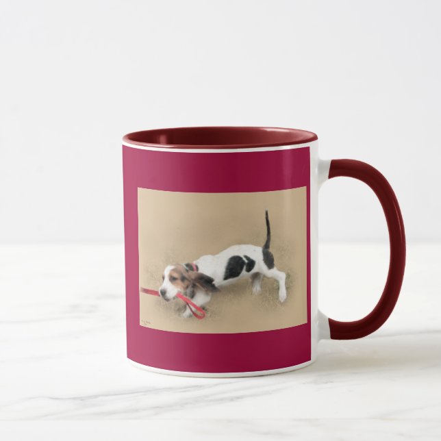 Scooter...Basset Hound Puppy!...Coffee Mug. Mug (Right)