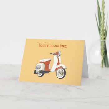 Scooter Birthday Card by flopsock at Zazzle