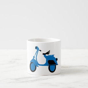 Scooter Blue Espresso Cup
