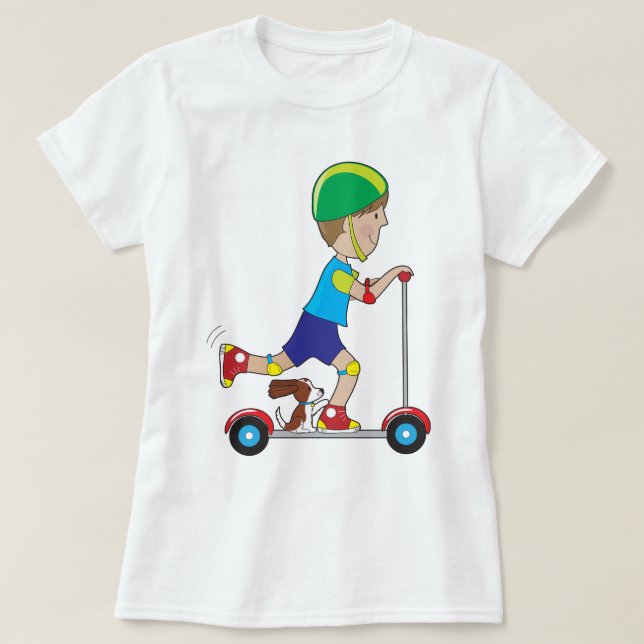 Scooter Boy T-Shirt (Design Front)