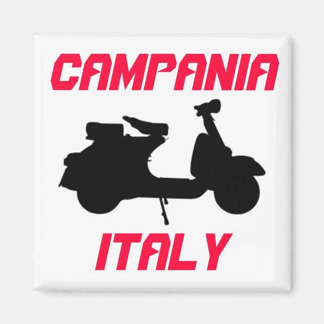 Scooter, Campania, Italy Magnet (Front)