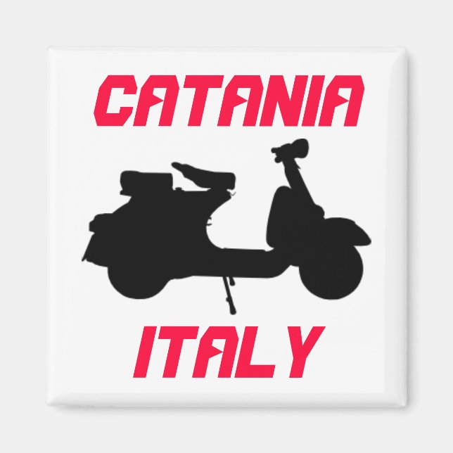 Scooter, Catania, Italy Magnet (Front)
