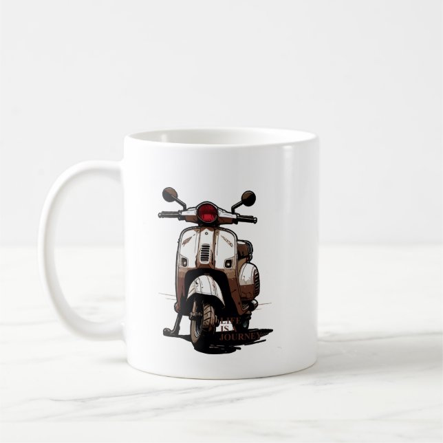 Scooter Coffee Mug (Left)