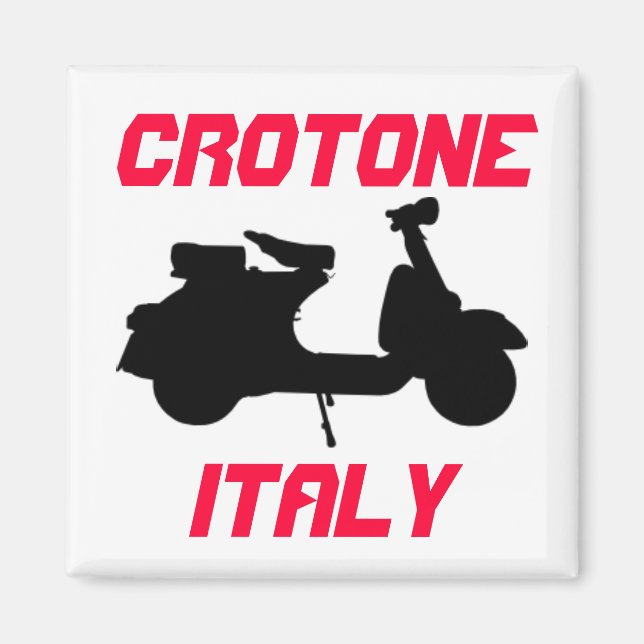 Scooter, Crotone, Italy Magnet (Front)