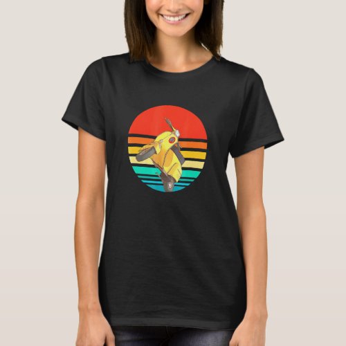 Scooter Driver  Retro Classic Motorbike Moped  T_Shirt