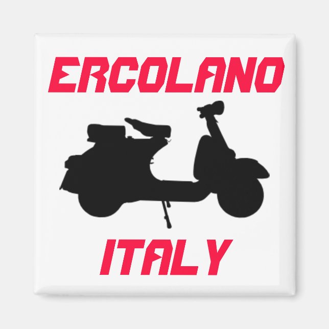Scooter, Ercolano, Italy Magnet (Front)
