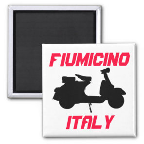 Scooter, Fiumicino, Italy Magnet