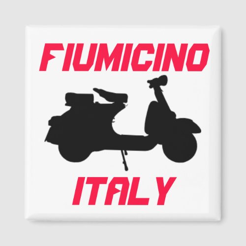 Scooter Fiumicino Italy Magnet